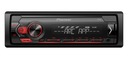 Pioneer MVH-S120UB Autorádio AUX MP3 USB MOSFET 4x50W - červené Kód výrobcu 4988028434266