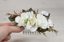 Гребень для волос пыльная роза WHITE CREAM свадьба