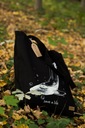 Dámska bavlnená kabelka čierna - Save a life EAN (GTIN) 5908233630115