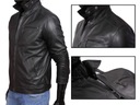 Pánska kožená bunda DORJAN TOM950_3 S Dominujúca farba čierna
