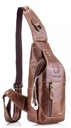Мужской маленький рюкзак кожаная сумка BULL CAPTAIN