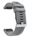 Серый Garmin Fenix 7 Солнечная силиконовая полоска