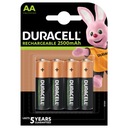 Батарейки Duracell AA емкостью 2500 мАч, 4 шт.