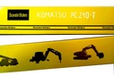 НАБОР НАКЛЕЙКОВ KOMATSU PC210-7