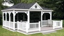 Садовая беседка из клееного дерева. Высокое качество