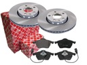 ПЕРЕДНИЕ ДИСКИ FEBI + КОЛОДКИ AUDI A6 C5 + COMBI