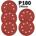 НАСАДОЧНАЯ БУМАГА 190мм P180 5 шт MP-0020 0015 0017