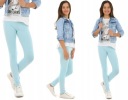 Разноцветные леггинсы, классические леггинсы - 134 BLUE