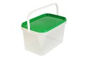 ПРЯМОУГОЛЬНОЕ ВЕДРО + КРЫШКА 3 Л ЕД.