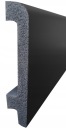 ДЕКОРАТИВНЫЙ НАПОЛЬНЫЙ ПЛИНТУС 8см, ЧЕРНЫЙ