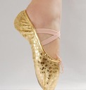 Балетные танцевальные туфли Ballet Leather размер 26 GOLD Pattern