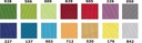 Текстильная цветная доска 100х100 100х100 14 цветов