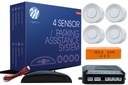 Czujniki parkowania M-Tech 4-sensor białe LED