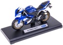 YAMAHA YZF-R1 KOVOVÝ MODEL WELLY MOTOCYKEL 1:18