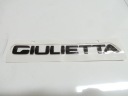 Логотип-эмблема Alfa Giulietta B-TECH надпись NERO