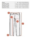 PÁNSKE NOHAVICE JEANSY ANAGRE vysoká kvalita 36 Dĺžka nohavíc dlhá