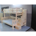 ЯРУСНАЯ КРОВАТЬ ДЛЯ 3 ЧЕЛОВЕК С ЛЕСТНИЦЕЙ