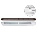 Воздухозаборник HYGROSTERED AIRA HY, ТЕМНО-КОРИЧНЕВЫЙ/БЕЛЫЙ