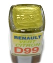 RENAULT D99 VERT CITRON КРАСКА SCRATCH TOUCH ARA 10 МЛ