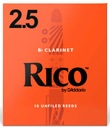 Трость D'Addario RICO для кларнета Bb 2,5