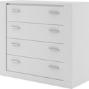 АРТИ АР-10 комод, белый, ДИГНЕТ, БЕСПЛАТНО