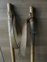 Старые деревянные лыжные палки 140 см антикварное ретро UNIKAT 144 см бамбук