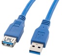 Удлинитель Lanberg USB3.0 3м AM-AF USB 3.0 синий