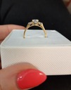 Золотое обручальное кольцо SAY YES с гравировкой, размер 14