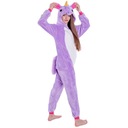 JEDNOROŻEC Fioletowy PIŻAMA Kigurumi Onesie Damskie Męskie L 165-174 cm