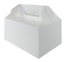 CAKE BOX Свадебная картонная коробка белая100шт