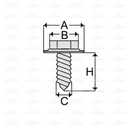 AUDI SEAT SKODA VOLKSWAGEN WKRETY SCREW BLASZKI VERY POWERFUL UNIVERSAL 