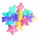 ЗВЕЗДНЫЕ РОЖДЕСТВЕНСКИЕ ОГНИ 20 СВЕТОДИОДНЫХ РАЗНОЦВЕТНЫХ НОВИНКА