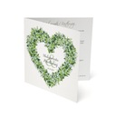 ZAPROSZENIA ŚLUBNE PŁÓTNO rustykalne wianki serca