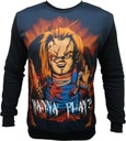 СВИТШОТ 3D CHUCKY DOLL HORROR размер XL