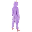 JEDNOROŻEC Fioletowy PIŻAMA Kigurumi Onesie Damskie Męskie L 165-174 cm