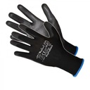 RĘKAWICE RĘKAWICZKI ROBOCZE POWLEKANE CZARNE roz.9