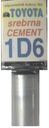 TOYOTA 1D6 СЕРЕБРЯНАЯ ЦЕМЕНТНАЯ КРАСКА СЕНСОРНАЯ ДЛЯ ЦАРАПИН