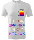 T-SHIRT KOSZULKA REKLAMOWA Z LOGO Z NADRUK 10x10cm