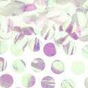 Радужные КОЛЬЦА КОНФЕТТИ 2,5 СМ 15 Г НА ДЕНЬ РОЖДЕНИЯ СВАДЬБЫ