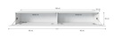 Lowboard APOLLO II RTV skrinka 180cm polica pod TV Hĺbka nábytku 31 cm