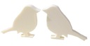 Украшения Стиродуровые украшения Воробей 2 шт.