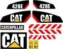 НАКЛЕЙКИ НА ЭКСКАВАТОР-ПОГРУЗЧИК CAT 428E CATERPILLAR