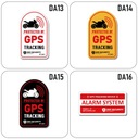 Ochranná nálepka GPS TRACKER ALARM SYSTEM Výrobca Stickersking