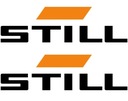 Наклейки для погрузчиков с надписью STILL до 45 см.