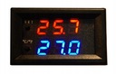 Термостат W2809 цифровой 12В -50С+110С двойной светодиодный