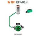 Регулятор Tecline R2 TEC1 100% O2 M26x2, ступенчатый комплект