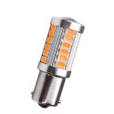ЛАМПОЧКА LED (СВІТЛОДІОД) R10W BA15S POMARANCZOWA ПОВОРОТНІК США  (8573286122) фото min 5