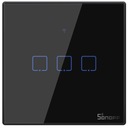 SONOFF T3 3C WIFI + RF433 ПЕРЕКЛЮЧАТЕЛЬ НОВАЯ ЧЕРНАЯ МОДЕЛЬ