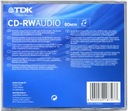 TDK CD-RW АУДИО 1 шт. множественная запись записывающих станций