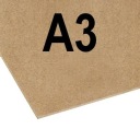 Плита МДФ 10мм RAW А3 420х297х10